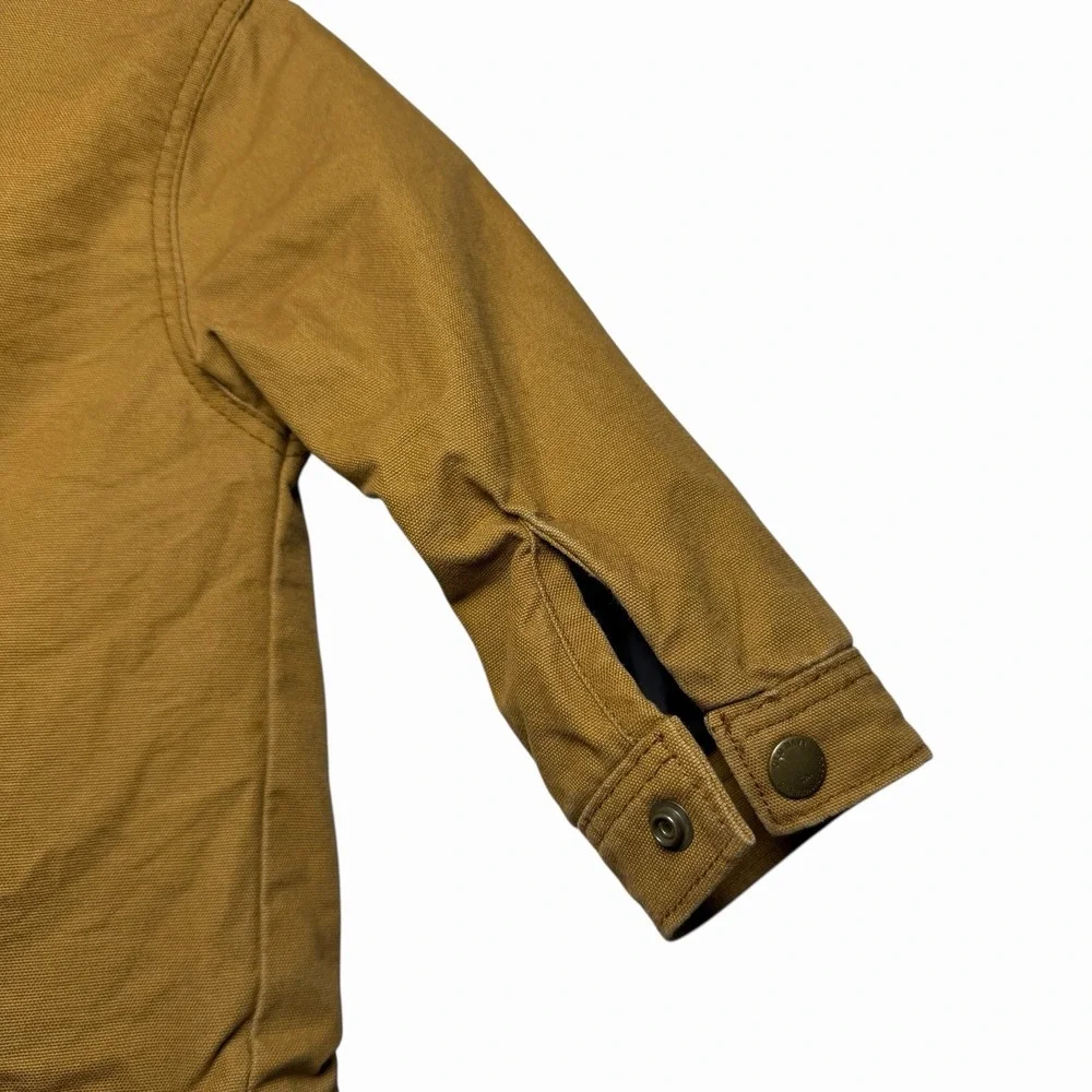 Old Navy Toddler 18-24M‎ Barn Coat Brown Corduroy Collar Flannel Lined Jacket